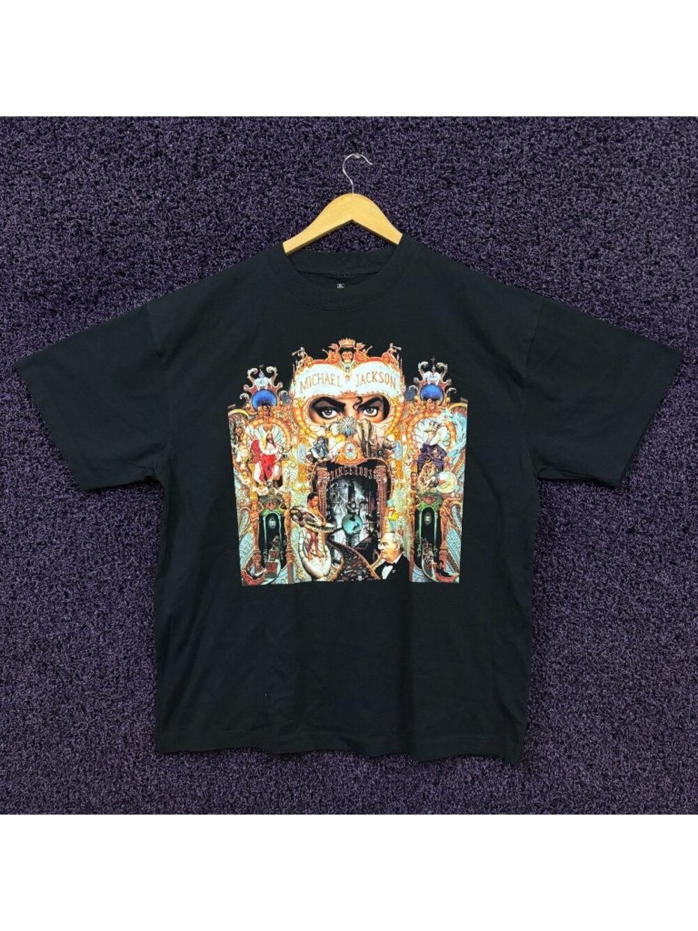 Michael Jackson Dangerous Album Cover Poster Pop T-Shirt XL